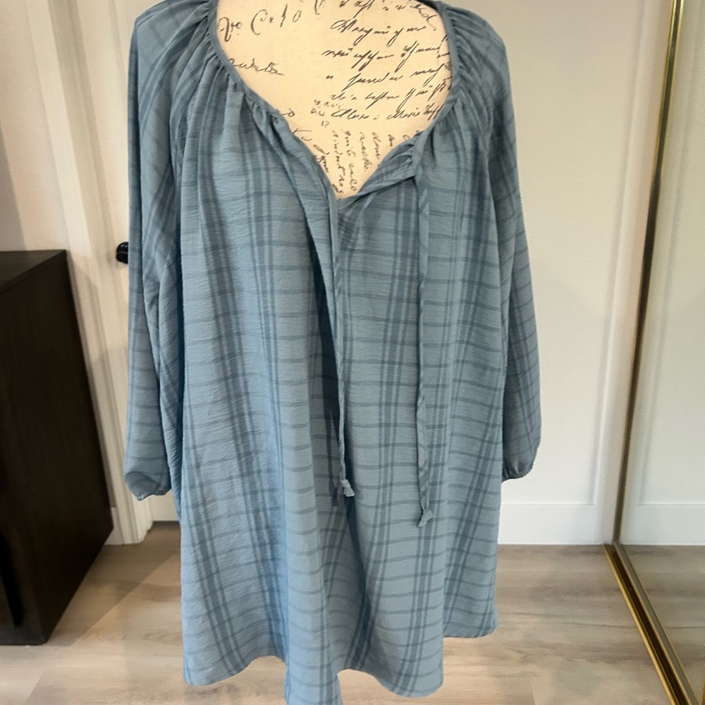 Blue Women's Tunic Top